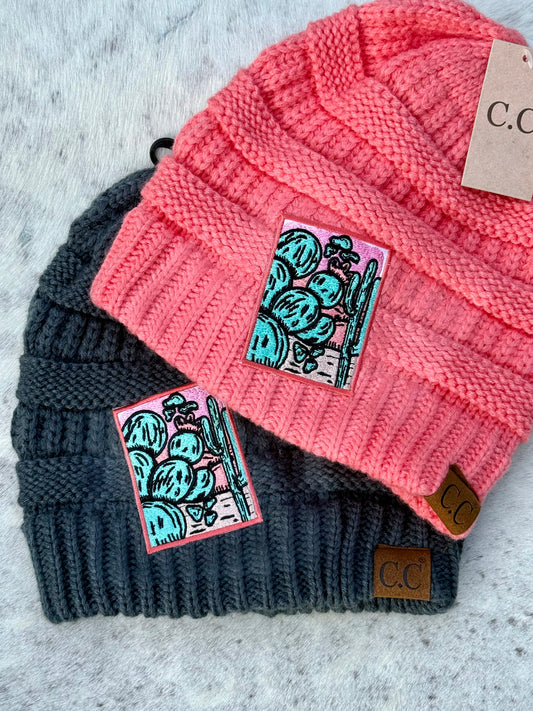 Western Cactus Patch CC Beanie