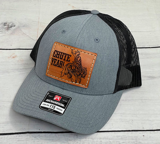 Richardson Cap w/leather patch