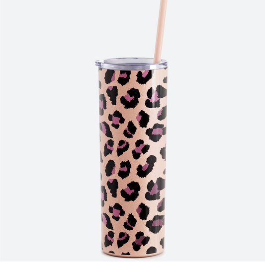 Cheetah 20oz Skinny Tumbler