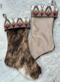 Cowhide/Pendleton Leather Stocking