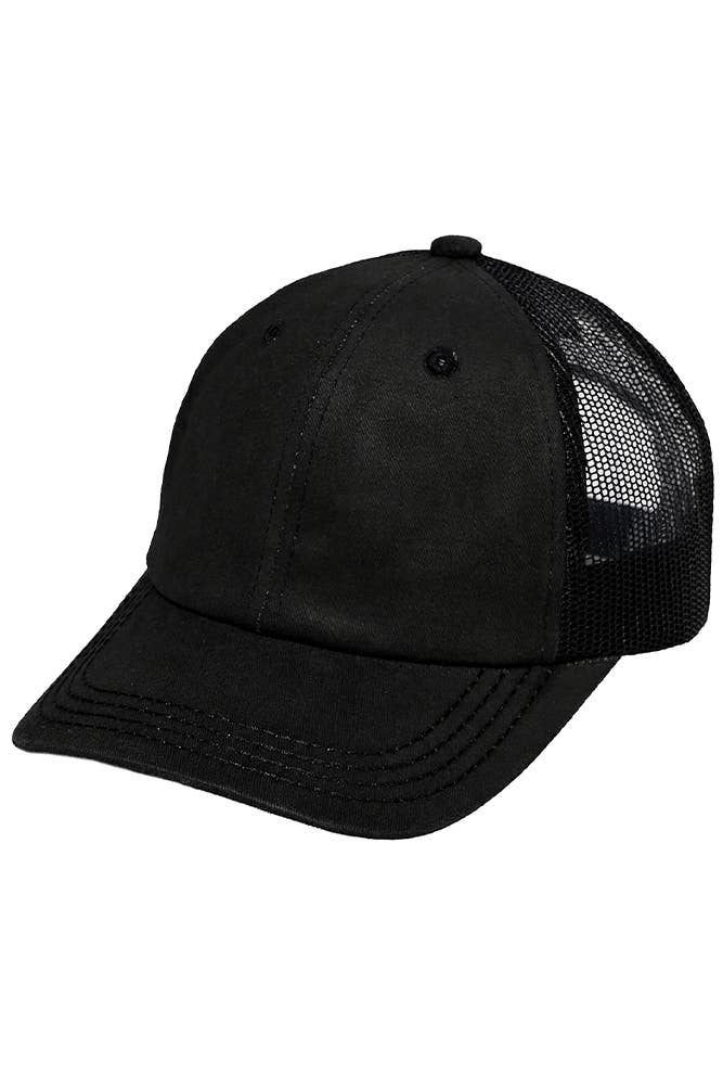 C.C Cotton Brushed Baseball Cap