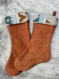 Cowhide/Pendleton Leather Stocking