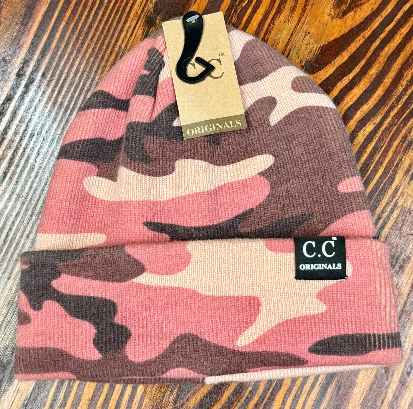 CC Camo Knit Beanie
