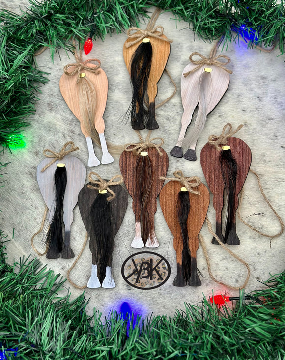 CUSTOM Horsehair Tail Ornament/Keepsake