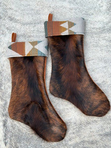 Cowhide/Pendleton Leather Stocking