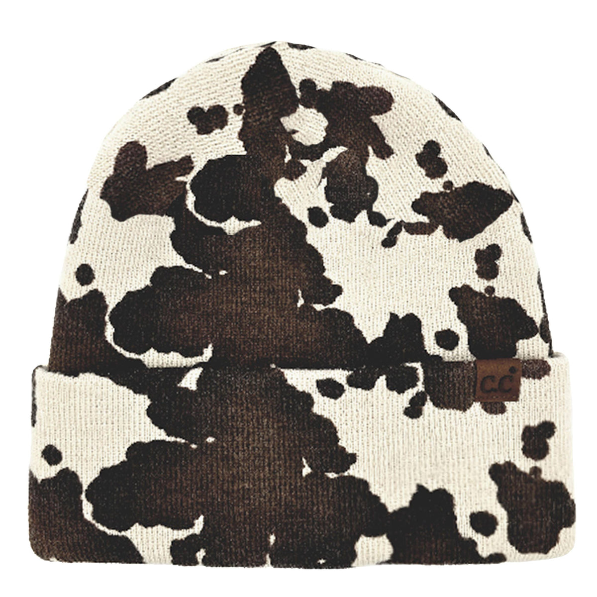 C.C Cow Pattern Beanie