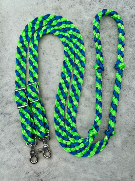 Mule Tape Barrel Reins