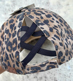 CC crisscross Cap w/leather patch